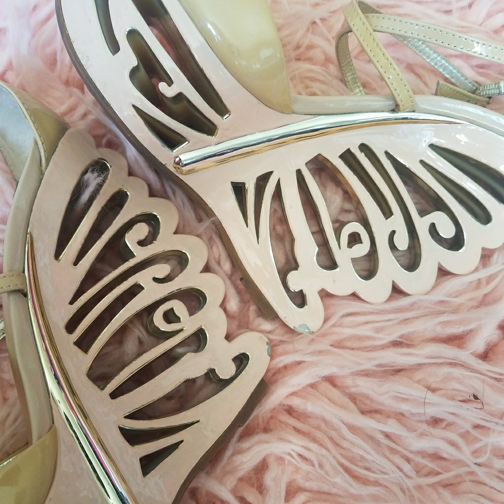 Vintage Wild Nude painted platforms - Picture 6 of 8